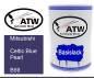 Preview: Mitsubishi, Celtic Blue Pearl, B59: 500ml Lackdose, von ATW Autoteile West.